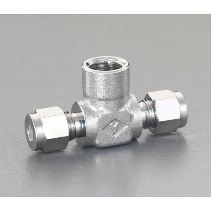 エスコ EA425CK-62 Rc1/4”x6mmx6mmユニオン(T型/ステンレス製) 1個（ご注文単位1個）【直送品】