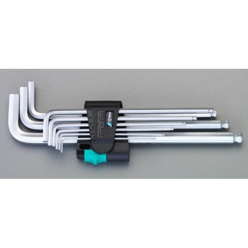 エスコ EA573W-90 1.5-10mm/9本組［Hex-Plus]キーレンチ 1個（ご注文単位1個）【直送品】