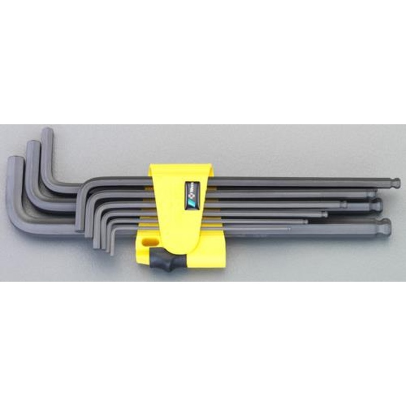 エスコ EA573VB-190 5/64-3/8”/9本組［Hex-Plus]キーレンチ 1個（ご注文単位1個）【直送品】