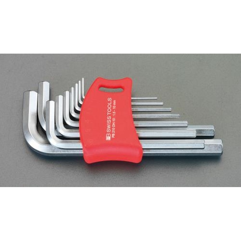 エスコ EA573-90A 1.5-10mm/9本組［Hexagon]キーレンチ 1個（ご注文単位1個）【直送品】