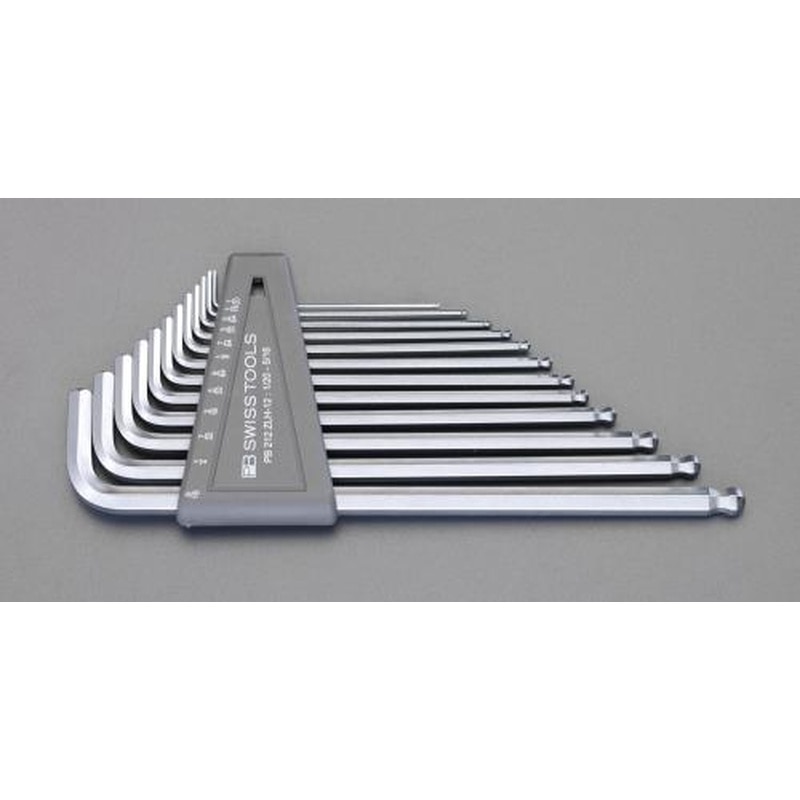 エスコ EA573LA-220 1/20”-5/16”/12本組［Ball-Hex]キーレンチ 1個（ご注文単位1個）【直送品】