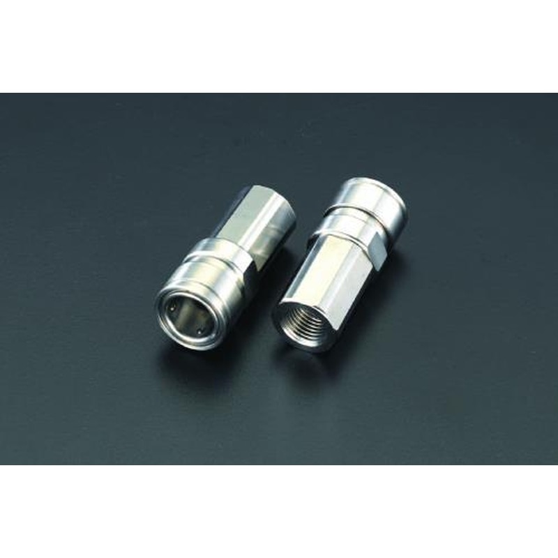 エスコ EA425DJ-3 Rc3/8”カプラーソケット(雌ねじ/ステンレス製) 1個（ご注文単位1個）【直送品】