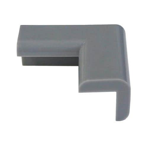 エスコ EA983FE-457 50x50x 22mm コーナーガード(屋内外兼用/灰/2個) 1袋 （ご注文単位1袋）【直送品】