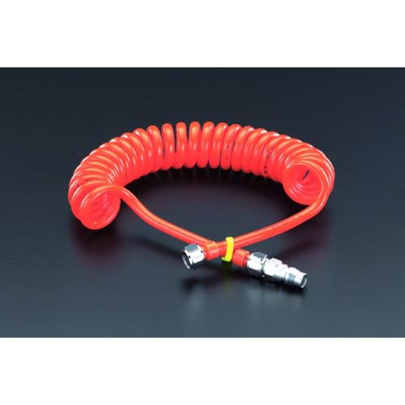 エスコ EA125BL-3 5.0/8.0mmx1.8mウレタンホース(プラグ付) 1個(ご注文単位1個)【直送品】