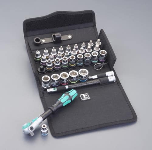 エスコ EA617AK-250 3/8DR ソケットレンチセット(ZYKLOP) 1セット （ご注文単位1セット）【直送品】