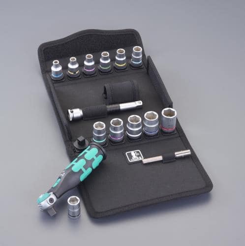 エスコ EA617AK-240 3/8DR ソケットレンチセット(ZYKLOP) 1セット （ご注文単位1セット）【直送品】