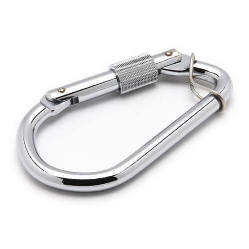 エスコ EA638JW-51 104x55x10mm 安全環付カラビナ(スチール製/単管) 1個 （ご注文単位1個）【直送品】