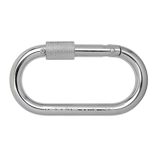 エスコ EA638JW-12 89x36x10mm カラビナ(スチール製/安全環付) 1個 （ご注文単位1個）【直送品】