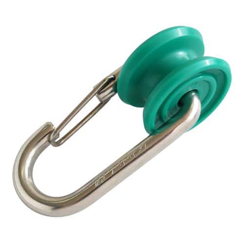 エスコ EA638AR-21 30kg/φ 8mm プーリーフック(ステンレス製) 1個 （ご注文単位1個）【直送品】