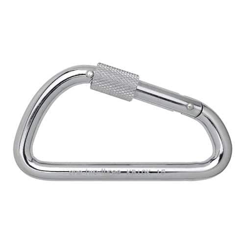 エスコ EA638JW-22 94x40x10mm カラビナ(スチール製/安全環付) 1個 （ご注文単位1個）【直送品】