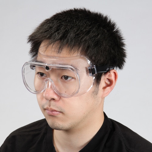 エスコ EA800KB-1 ゴーグル (ベンチレス/アスベスト作業用) 1個 （ご注文単位1個）【直送品】