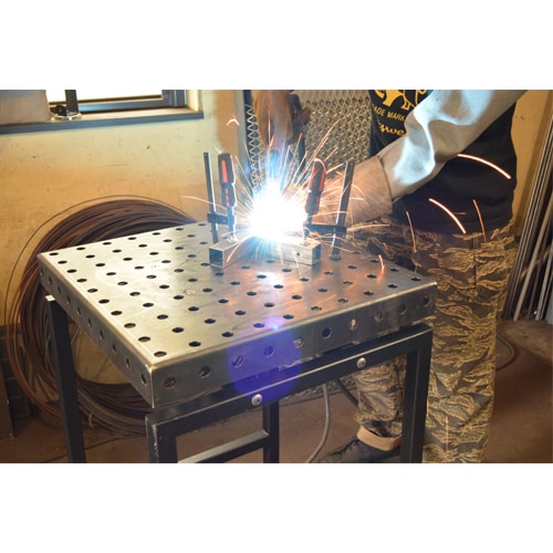 エスコ EA315ST-10 500x500x680mm 溶接用作業台(回転式) 1台 （ご注文単位1台）【直送品】