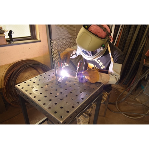 エスコ EA315ST-10 500x500x680mm 溶接用作業台(回転式) 1台 （ご注文単位1台）【直送品】