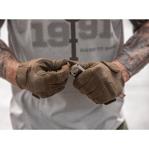 エスコ EA353BT-321 [S] メカニクスグローブ(合成革/コヨーテ) 1組 （ご注文単位1組）【直送品】