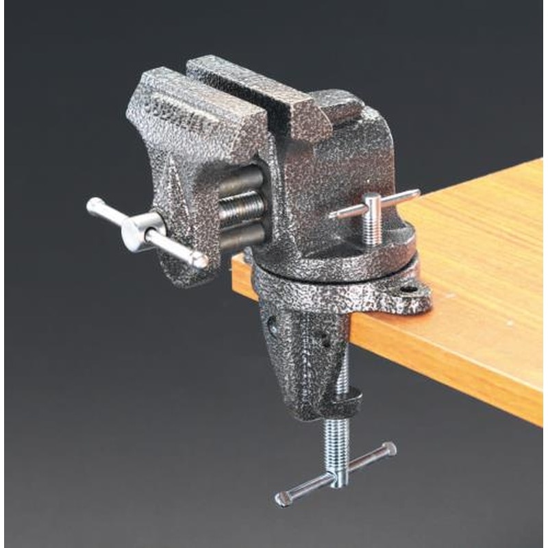 エスコ EA525WH-75 75mm/0-63mmベンチバイス(回転台付) 1個（ご注文単位1個）【直送品】