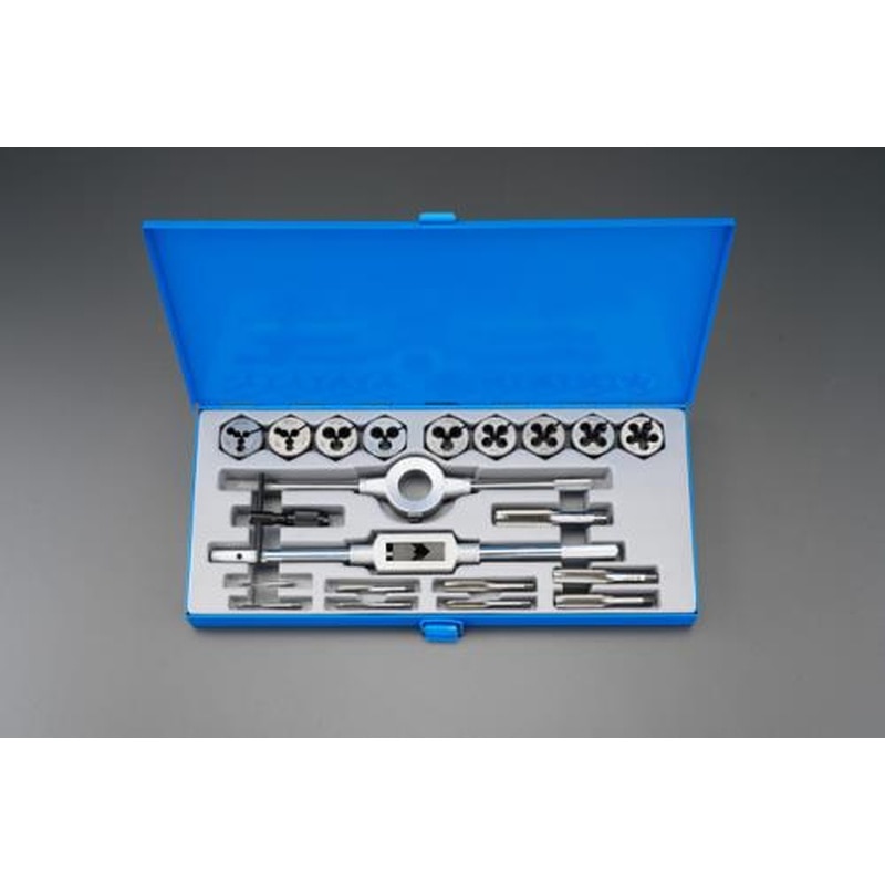 エスコ EA829M M3-M16タップダイスセット(SKS2/ISO) 1個（ご注文単位1個）【直送品】