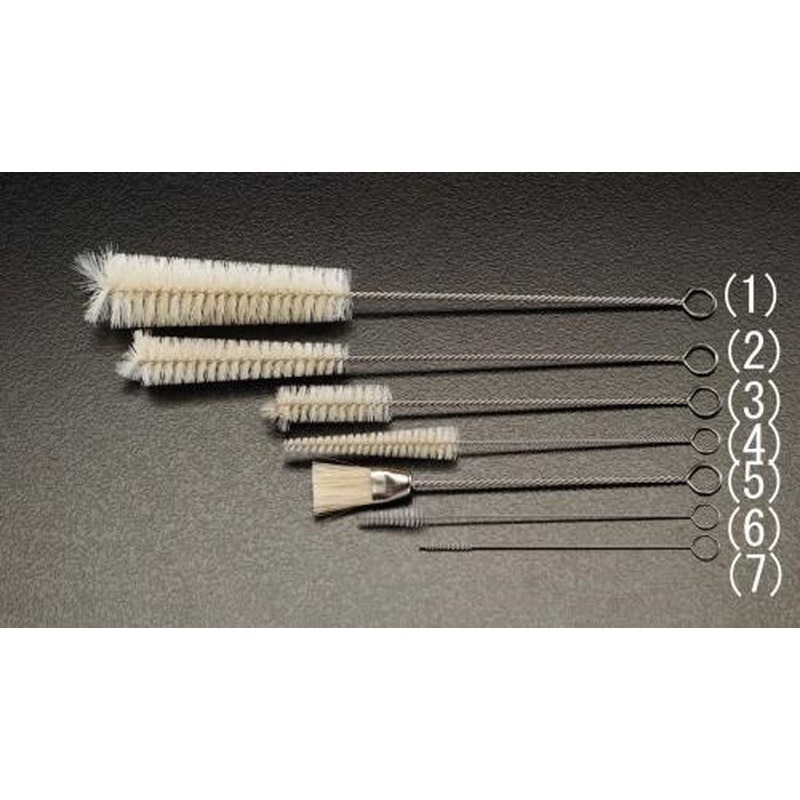 エスコ EA928AJ 7本組ブラシセット(ステンレス軸) 1個（ご注文単位1個）【直送品】