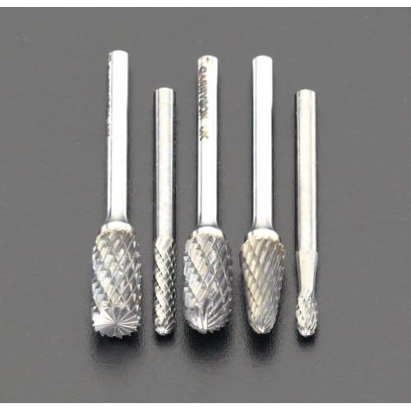 エスコ EA819XR 5本組超硬カッター(3mm軸) 1個（ご注文単位1個）【直送品】