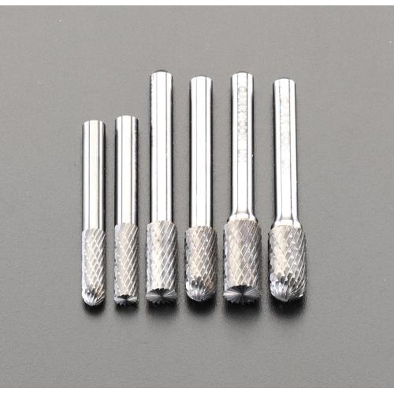 エスコ EA819XG 6本組超硬カッター(6mm軸) 1個（ご注文単位1個）【直送品】