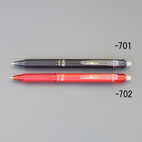 エスコ EA765MG-702 0.5mm ボールペン(赤・ゲルインク・ノック式/10本) 1本 （ご注文単位1本）【直送品】