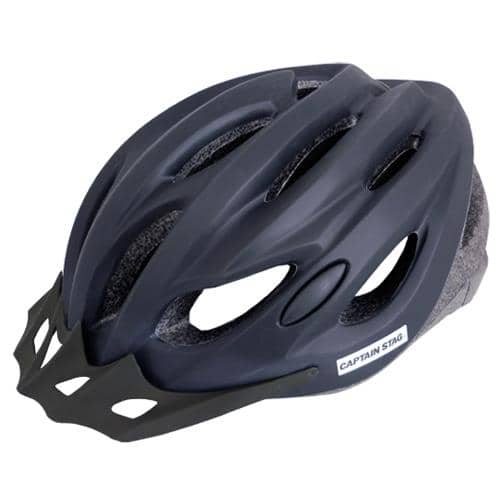 エスコ EA998AJ-35 [56-60cm] 自転車用ヘルメット(ブラック) 1個 （ご注文単位1個）【直送品】