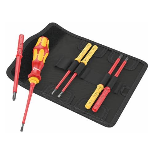 エスコ EA560-180 6本組 ドライバー(絶縁・差替式) 1セット （ご注文単位1セット）【直送品】