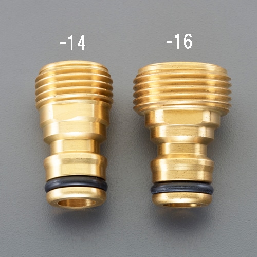 エスコ EA124LE-16 G 3/4 雄ねじプラグ(真鍮製) 1個 （ご注文単位1個）【直送品】