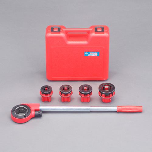 エスコ EA350SA-3 3/8-1 ねじ切セット 1セット （ご注文単位1セット）【直送品】