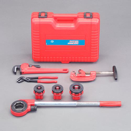 エスコ EA350SA-10 1/4-1 ねじ切セット 1セット （ご注文単位1セット）【直送品】