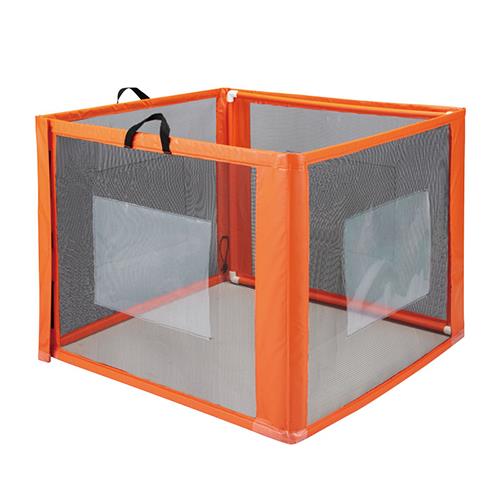 エスコ EA983DE-45 1000x780x1000mm 無地スタンド(4面/ポケット付 1台 （ご注文単位1台）【直送品】