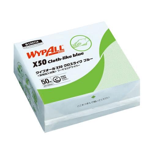 エスコ EA929AW-13C 320x355mm 工業用ワイパー(24パック/ブルー) 1箱 （ご注文単位1箱）【直送品】