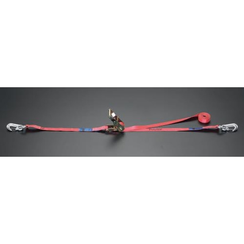 エスコ EA982CA-6B 25mmx6.0m/330kgベルト荷締機(ラチェット式) 1個（ご注文単位1個）【直送品】