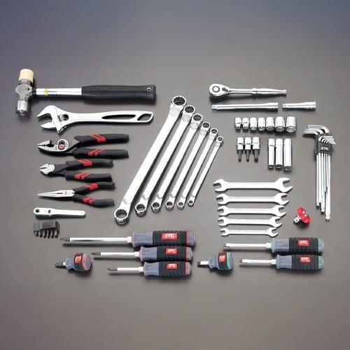 エスコ EA612SB-38E [56個組]工具セット 1セット （ご注文単位1セット）【直送品】