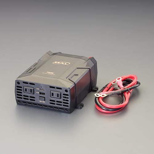 エスコ EA812JC-6A DC12V→AC100V/DC5V・ 750W インバーター 1台 （ご注文単位1台）【直送品】