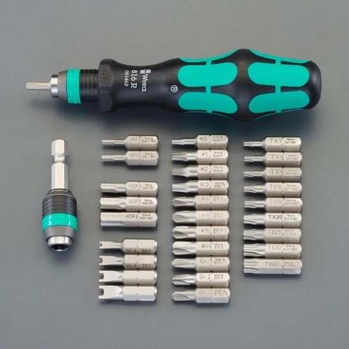 エスコ EA550BR-1 [特殊ビット]ドライバーセット 1セット （ご注文単位1セット）【直送品】