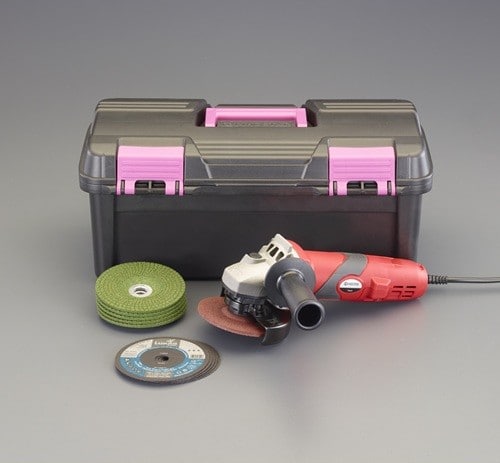 エスコ EA809BB-20D 100mm/ 640W ディスクグラインダーセット 1セット （ご注文単位1セット）【直送品】