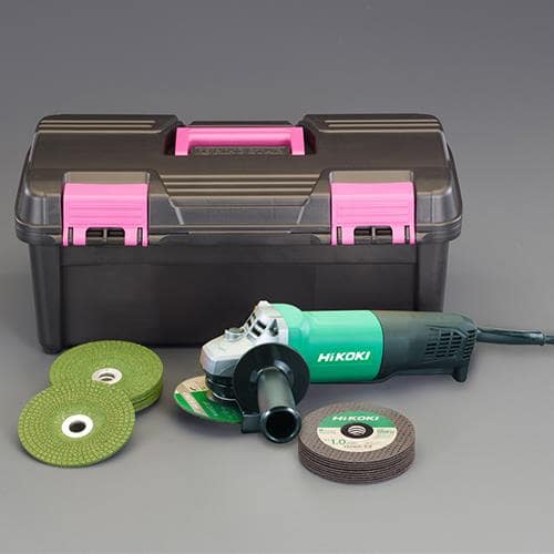 エスコ EA809BD-40C 100mm/ 900W ディスクグラインダーセット 1セット （ご注文単位1セット）【直送品】