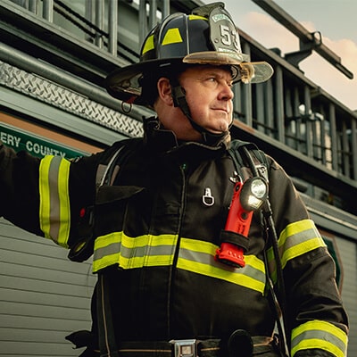 エスコ EA758SB-81 [充電式] フラッシュライト/LED(防爆構造/オレンジ) 1個 （ご注文単位1個）【直送品】