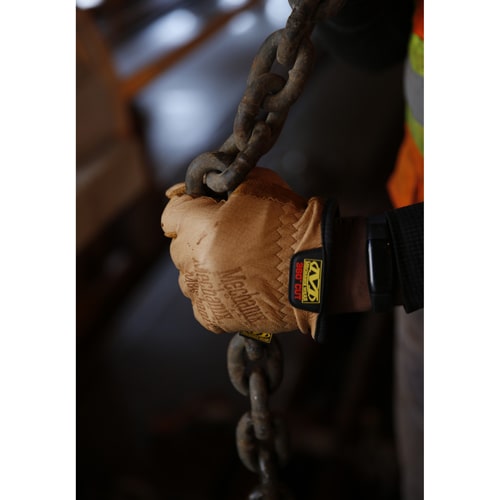 エスコ EA353BY-251 [S] メカニクスグローブ(革/ブラウン) 1組 （ご注文単位1組）【直送品】