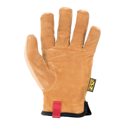 エスコ EA353BY-252 [M] メカニクスグローブ(革/ブラウン) 1組 （ご注文単位1組）【直送品】