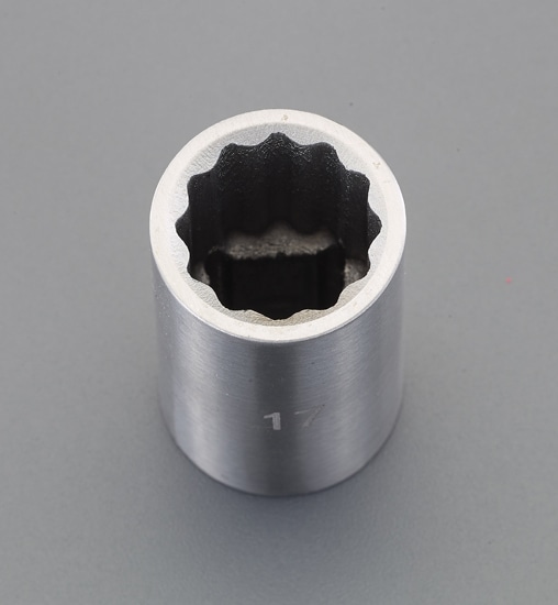 エスコ EA618SA-102A 1/2DR/10個組 ソケットセット(ステンレス製) 1セット （ご注文単位1セット）【直送品】