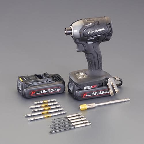 エスコ EA813PA-113 DC18.0V インパクトドライバーセット(充電式) 1セット （ご注文単位1セット）【直送品】