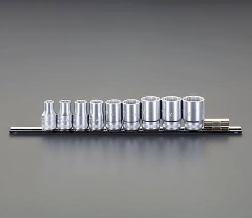 エスコ EA617ZA-1A 1/2DR/9個組 ソケットセット 1セット （ご注文単位1セット）【直送品】