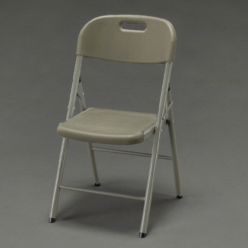 エスコ EA956XE-101B 460x520x860mm 折畳み椅子(OD/樹脂座面) 1個 （ご注文単位1個）【直送品】