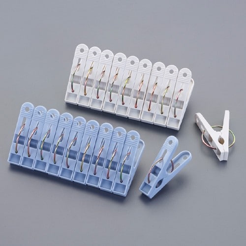 エスコ EA928CD-21A 洗濯ピンチ (20個) 1袋 （ご注文単位1袋）【直送品】