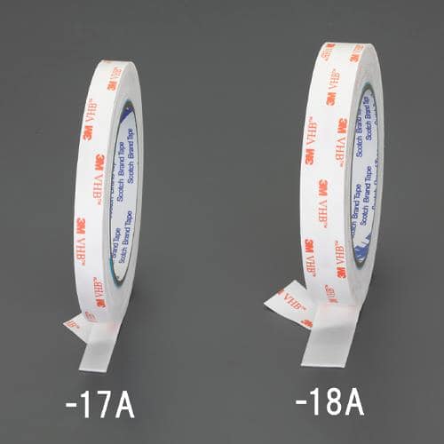 エスコ EA943VJ-17A 19mmx4m 両面テープ(超強力/薄手) 1個 （ご注文単位1個）【直送品】