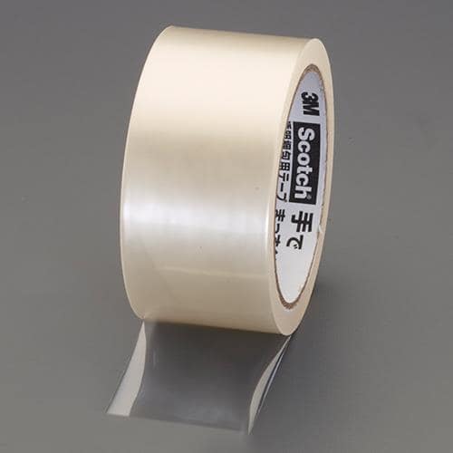 エスコ EA943KD-1A 48mmx35m 梱包用手切れ粘着テープ(透明) 1個 （ご注文単位1個）【直送品】