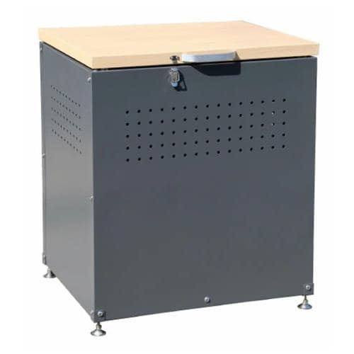 エスコ EA995AA-571A 600x500x665mm ダストボックス(スチール製) 1台 （ご注文単位1台）【直送品】