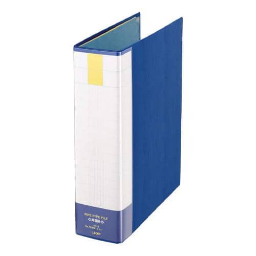 エスコ EA762CL-204 A4/S型 両開きパイプ式ファイル(600枚/ブルー) 1個 （ご注文単位1個）【直送品】