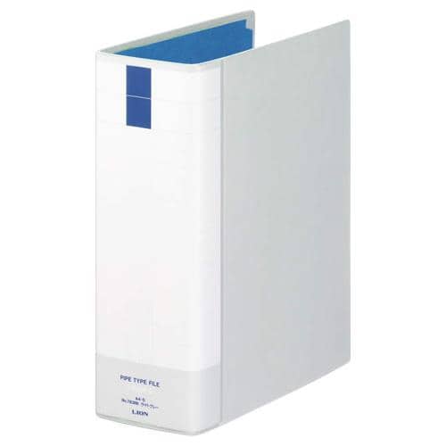 エスコ EA762CL-215 A4/S型 両開きパイプ式ファイル(800枚/グレー) 1個 （ご注文単位1個）【直送品】